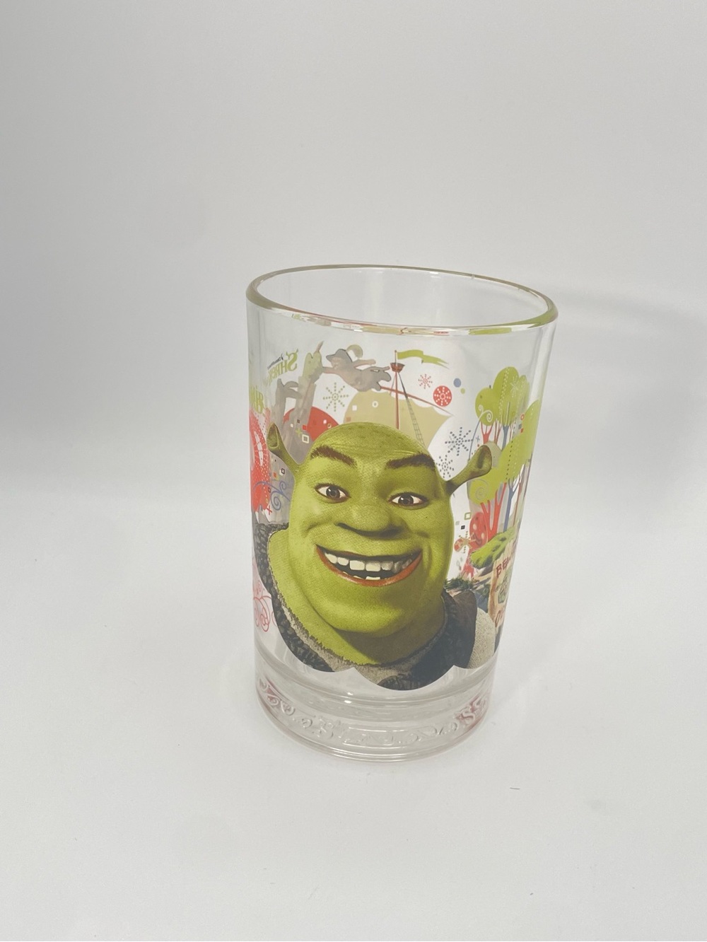 Vintage McDonald’s Shrek 3 Drinking Glass Tumbler DreamWorks 2007 Collector Cup
